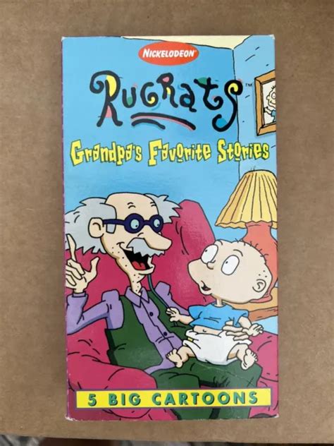 Rare Vintage Rugrats Grandpas Favorite Stories Vhs