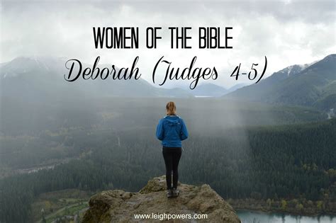 Women Of The Bible Deborah Judges 4 5