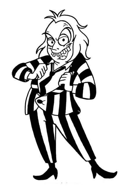 Beetlejuice 6 Coloring Page Free Printable Coloring Pages For Kids