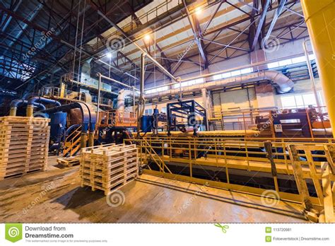 Manufacturing Factory Heavy Industry Machinery Stock Image Image Of