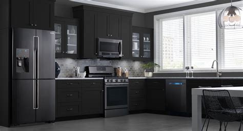 Black Stainless Steel Kitchen Appliance Set | Home Design Ideas
