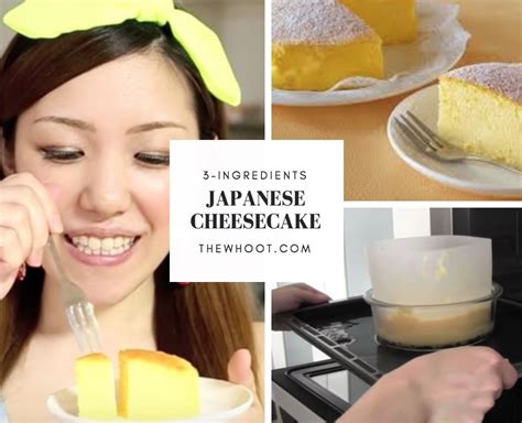 3 ingredient japanese souffle cheesecake recipe the whoot cheesecake recipes japanese