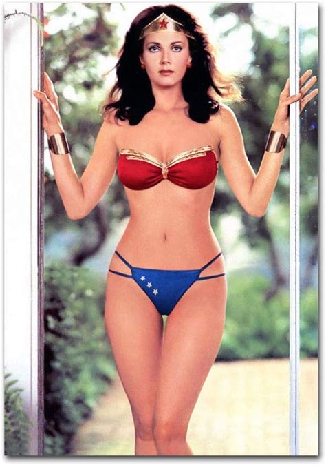Amazon Com Linda Carter Wonder Woman Sexy Bikini Refrigerator Magnet