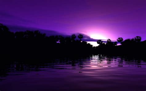 Purple Sunset By Peaceful Daemon On Deviantart