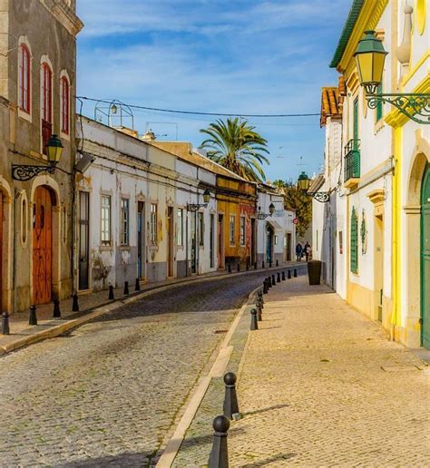 Discovering The Streets Of The Old Town Of Faro Algarve Portugal