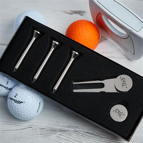 Personalised Golf Tee Set Boutique Ts