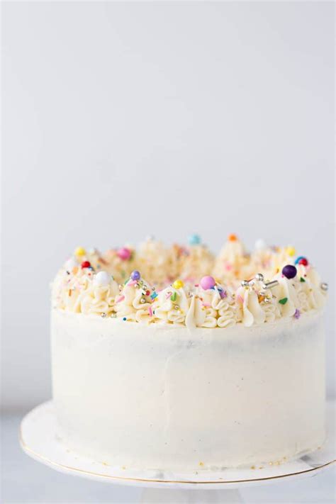 To make 2 layered cake, you can just. Chocolate Cake with Vanilla Buttercream - A Classic Twist