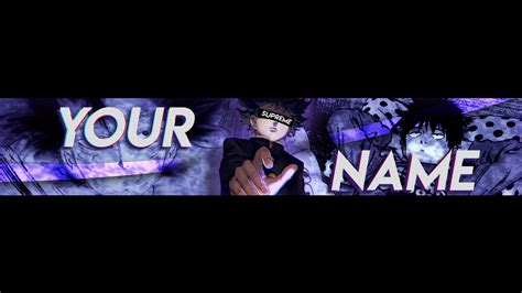 Anime Youtube Banner Template Images Of Anime Youtube Banner