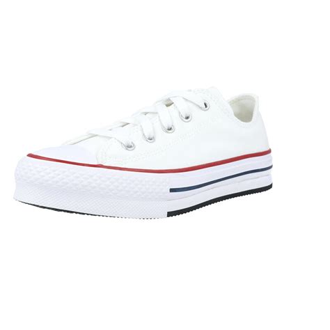 Converse Chuck Taylor All Star Eva Lift Platform Ox White Navy Canvas Trainers Shoes Awesome