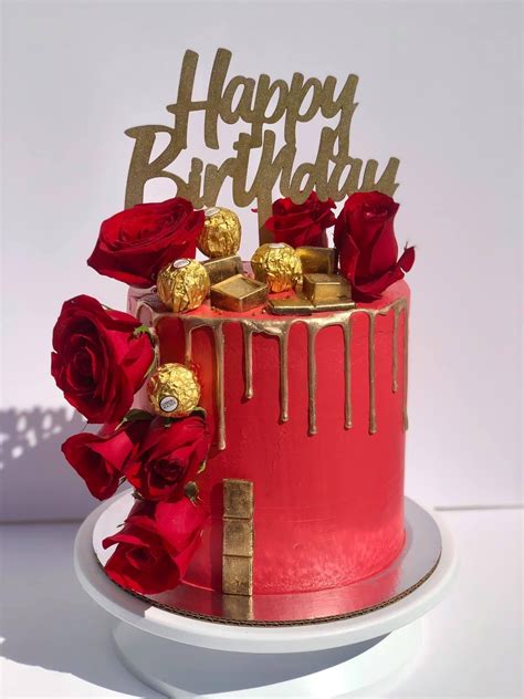 Make A Bold Statement With Red Cake Decorations Perfect For A Vibrant