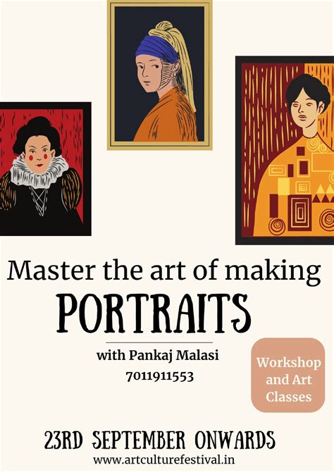 Master The Art Of Making Portraits Art Space Etc New Delhi Dl