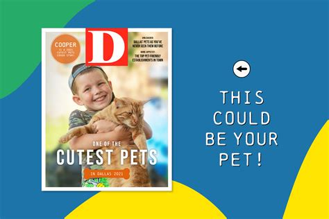 D Mag 2021 Cutest Pets In Dallas Cover Form Only D Magazine
