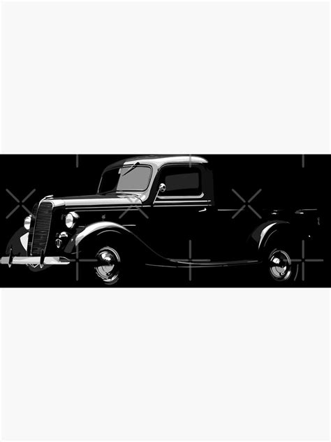 1937 Ford Pickup Truck V8 Deluxe Poster By Fromthe8tees Redbubble