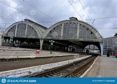 Lviv Railway Station In Lviv Ukraine Editorial Photography Image Of