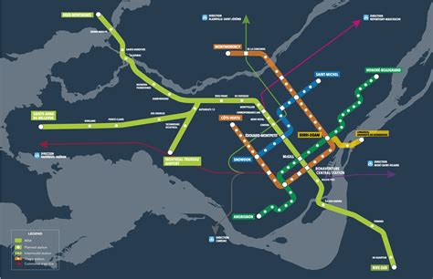 Projet Du RÉseau Express MÉtropolitain Rem Ville De Deux Montagnes