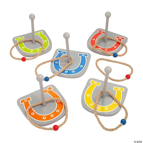 Western Horseshoes Ring Toss Game Oriental Trading