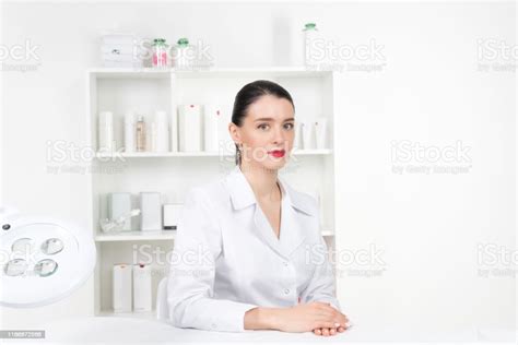 Woman Beautician Doctor At Work In Spa Center Portrait Of A Young Female Professional