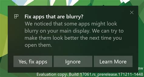 Setting the screen resolution lower than on a windows machine, you can fix this by going to display settings > resolution and choosing the native on windows 10 , this resolution will have a '(recommended)' notice after the resolution. Turn On or Off Fix Scaling for Apps that are Blurry in ...