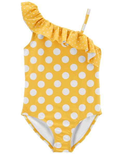 Carters Polka Dot Ruffle Swimsuit Mall Of The Emirates