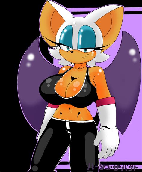 Rouge The Bat Colored By Dreamcastzx On Deviantart