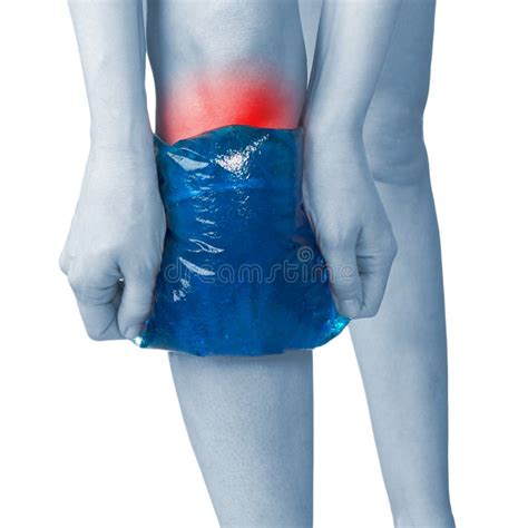 Acute Pain In A Woman Knee Stock Photo Image Of Cramp Human 43731182