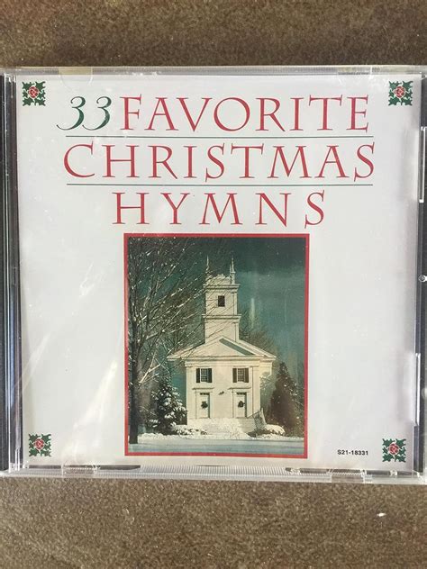 33 favorite christmas hymns various artists amazon ca music