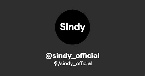Sindy Official Linktree