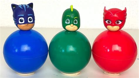 Pj Masks Cups Balls Surprise Toys Learn Colors With Pj Masks Wrong