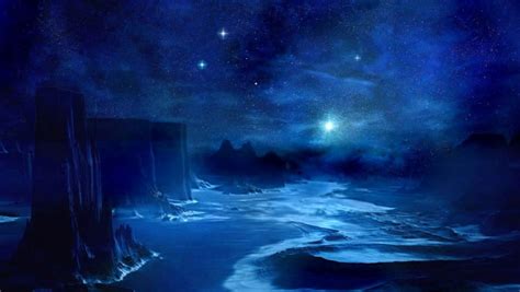 46 Blue Night Sky Wallpaper Wallpapersafari