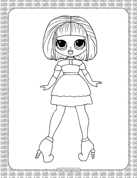 Lol Omg Shadow Coloring Page