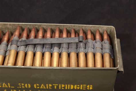 250x 30 06 Springfield Greek Surplus Linked Ammunition 30 M2 Ball Metallic Bullets Hxp 71 In