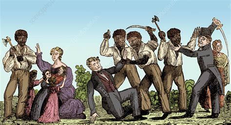 Nat Turners Slave Rebellion 1831 Stock Image F0332676 Science