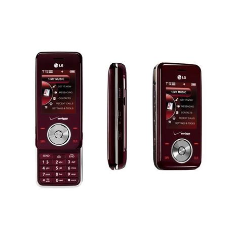 Lg Vx8550 Chocolate Verizon Red Cell Phone Refurbished 13297997