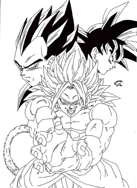 Goku Vs Vegeta Coloring Pages Coloring Pages