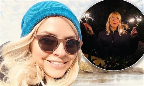 Holly Willoughby Enjoys Her Day Off From This Morning Duties As She