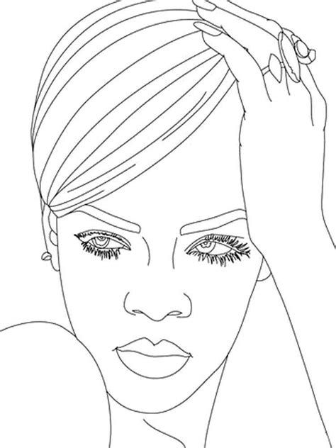 Coloring Page Rihanna Free Printable Coloring Pages Img The Best Porn
