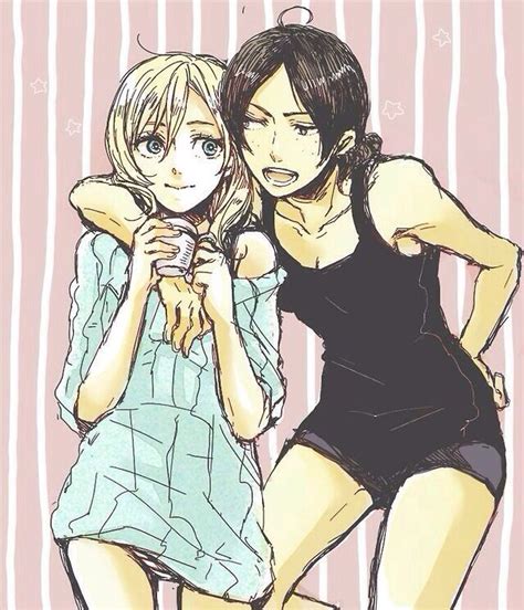 Ymir And Christa Ymir X Christa Ymir Christa Attack On Titan