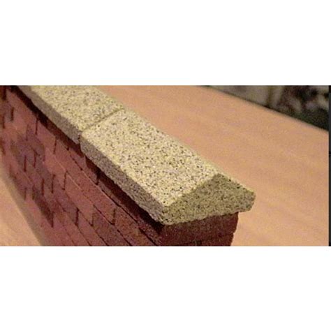 Stacey Miniature Masonry 22mm Wide Yellow Sandstone Stone Wall Copings