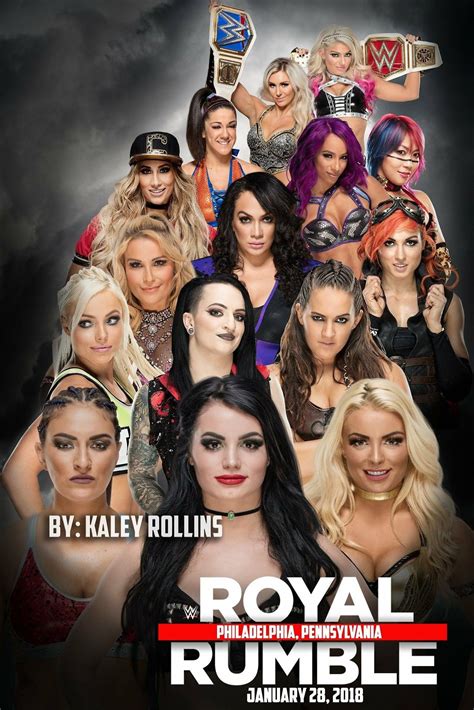Premier Royal Rumble Feminin 28 Janvier 2018 Wrestling Posters Wrestling Gear Wrestling Divas