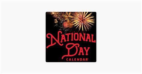 ‎national Day Calendar On Apple Podcasts