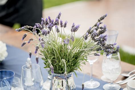 Rustic Lavender Centerpieces