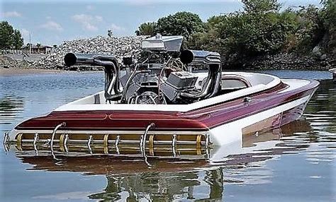 Vintage Vdrive Flat Bottom Hydroplane Boats Drag Boat Racing