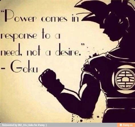 Hey for all we know what you did was the best move. #goku#quote | Dbz quotes, Dragon ball art, Balls quote