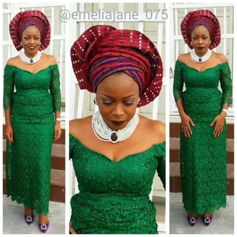 French Lace Aso Ebi Styles For Wedding And Owambe