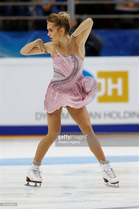 Elena Radionova Of Russia Perform During The Ladies Free Event On The