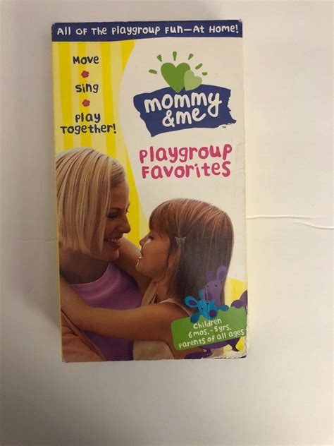 Mommy And Me Playgroup Favorites Vhs 2003 Tested Rare Vintage Collectible Ship24hr Vhs Tapes