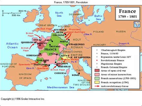 Europe Map During French Revolution Map Of World