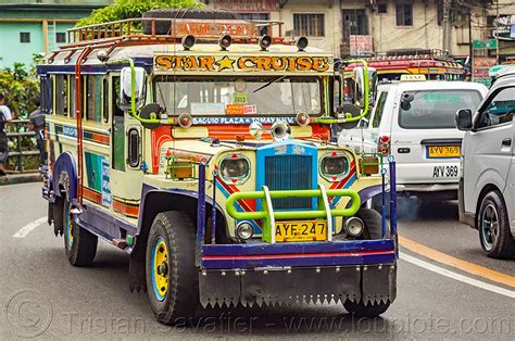 Jeepney On Road Philippines