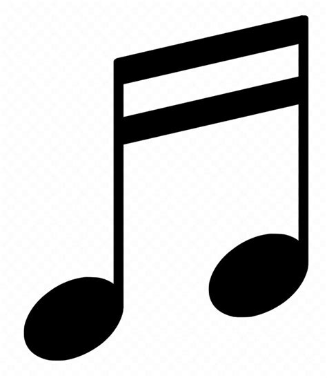 Download Transparent Music Note Free Png Image Outline Of Music Notes