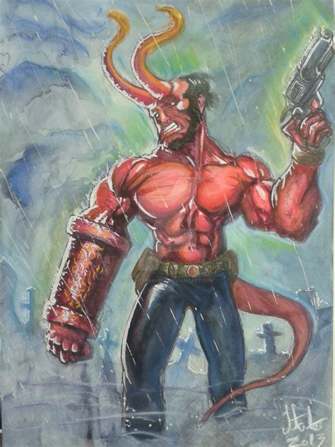 Hellboy By Italoshaberle On Deviantart